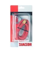 Simson Pomp hose Jumbo Red on Card