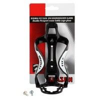 Tarjeta negra de Simson Bidone Holder Double Fit Bottle Bottle Gloss Gloss