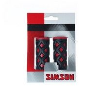 Poignées pour enfants de Simson - Universal - Black rouge - réglable - Shift Grip