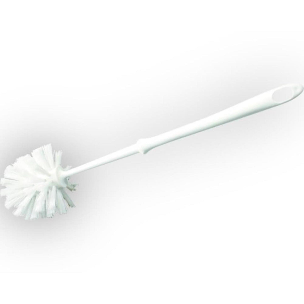 Toalettborste plast vit