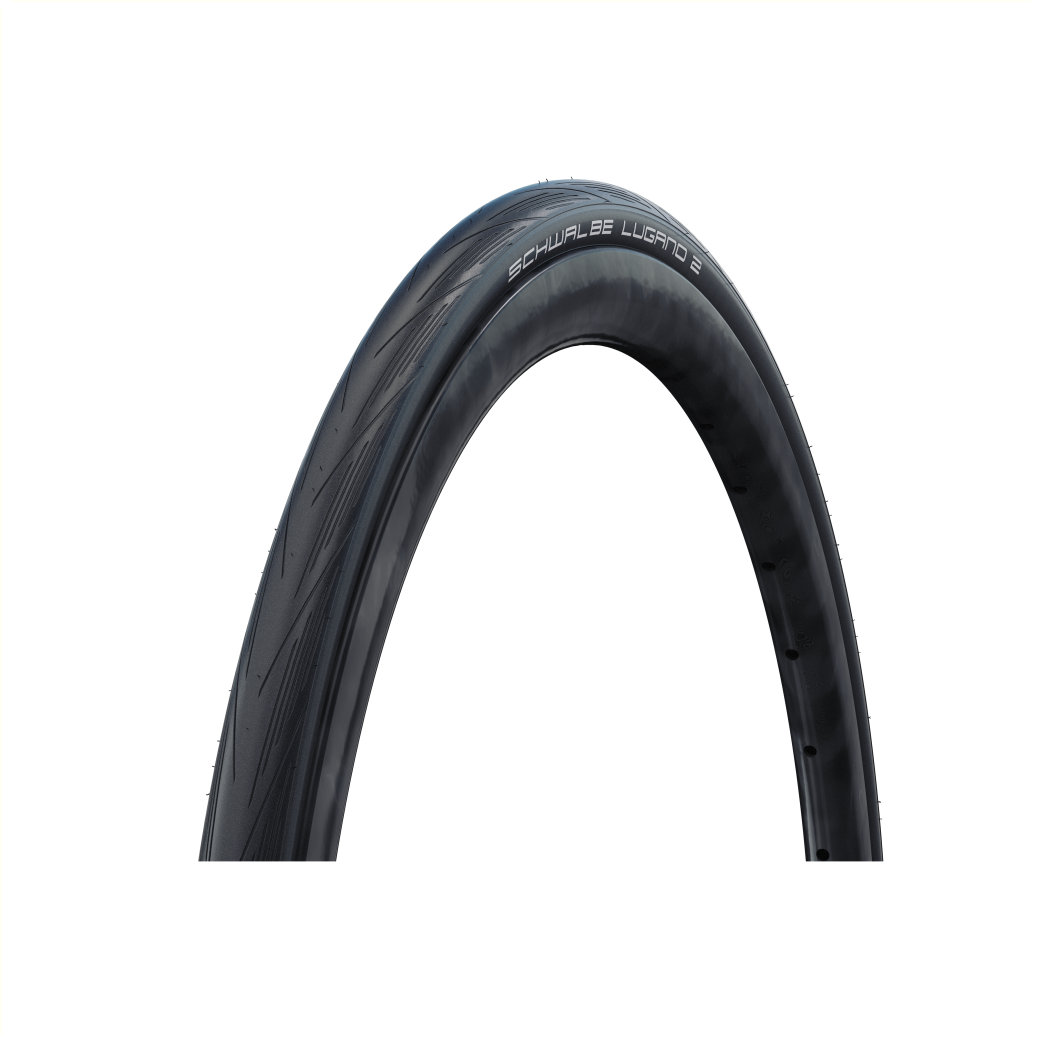 Schwalbe lugano ii (k-guard), black without reflection, etrto 23-622