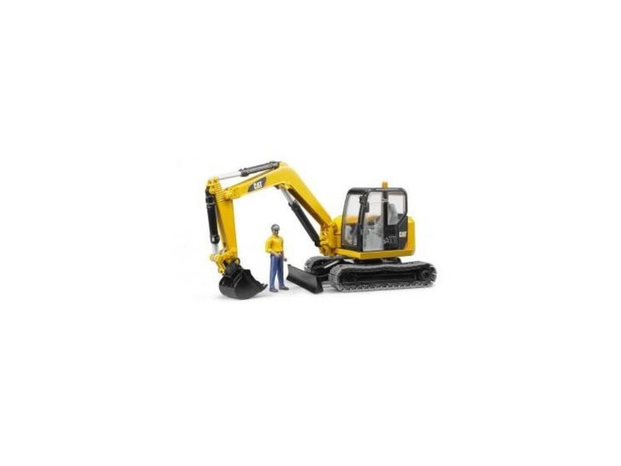 Bruder Cat mini excavator with worker