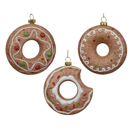 Decoris kalėdinis pakabukas spurgos plastikinis sk.10cm