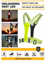 Enzo products gilet haute visibilité gilet de sécurité LED