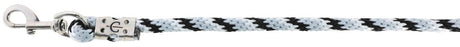 Abi lead rope mustang karjn hook silver black white