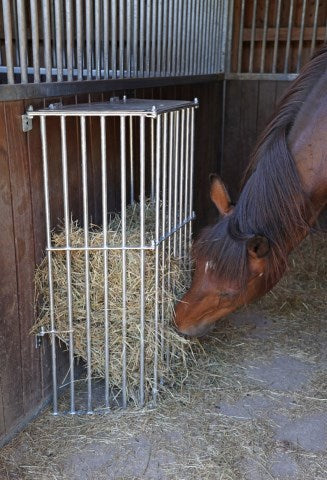Abi hay rack slowfeed plus galvanized feed-saving rack