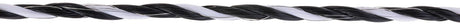 Ako products platinumline fence rope 6mm 200m white-black