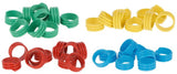 Chicken rings 16mm yellow 20 pieces