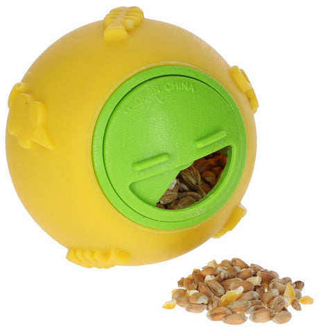 Products snack ball for chickens 7.5 cm yellow
