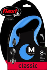 Products flexi retractable line new classic cord blue m 8 meters up to 20kg