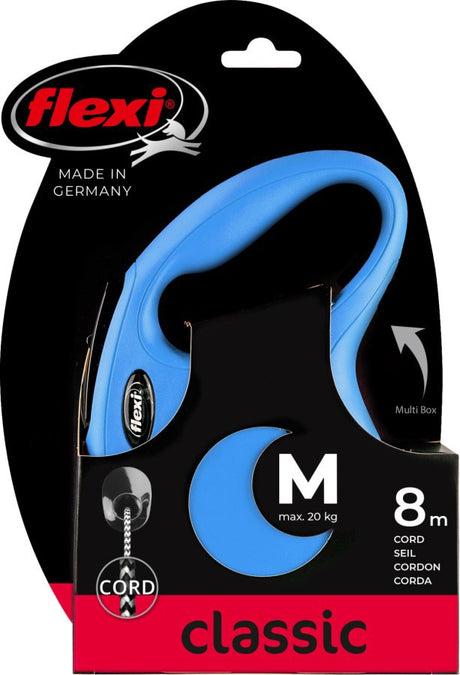 Produkter flexi retractable Linn nei klassesch Cord blo m 8 Meter bis 20kg