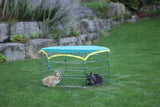 Rabbit run outdoor run 6 angular with protective net