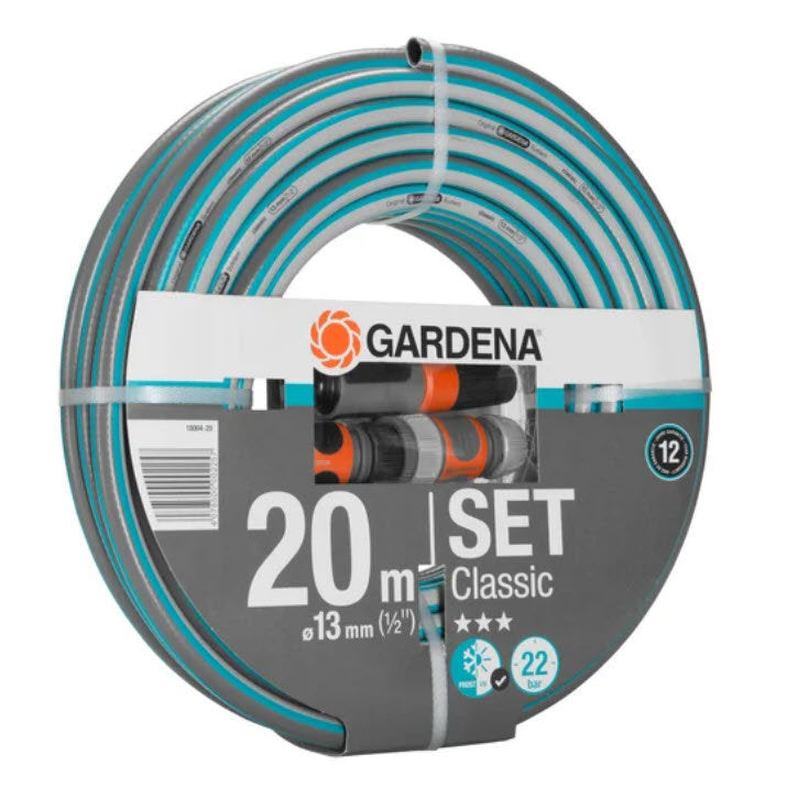 Mangueira de jardim Gardena clássica + braço 1 2 polegadas 20m 18004-20
