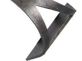 The white products organic hand heel ash handle 140mm dewhite