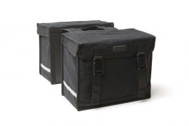 New LOOXS Canvas Camping - Double Bicycle Bag noir