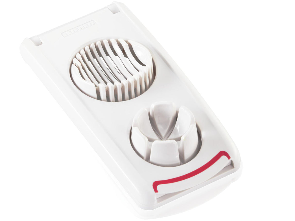 Leifheit comfortline egg cutter combination - white