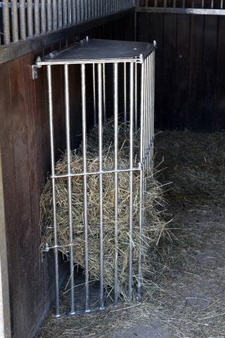 Abi hay rack slowfeed plus galvanized feed-saving rack
