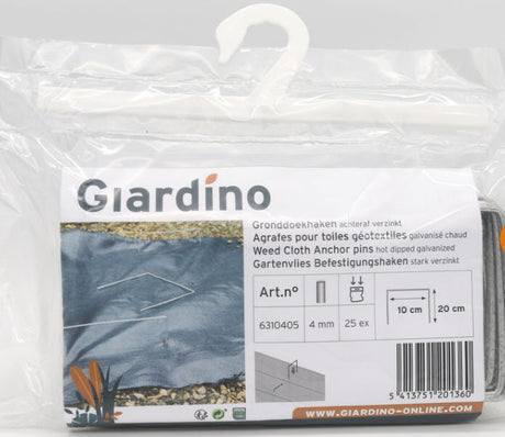 Producten antiworteldoekpennen gronddoekpennen 25st b10cm l20cm