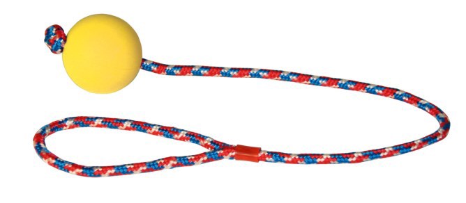 Foam Rubber Ball on Rope 60cm