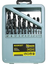 Drill set 19-piece HSS steel cassette
