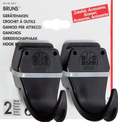 Bruns Tool Hook Plastic 2 pieces