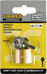Producten hangslot superlock 20mm plus3sleutels