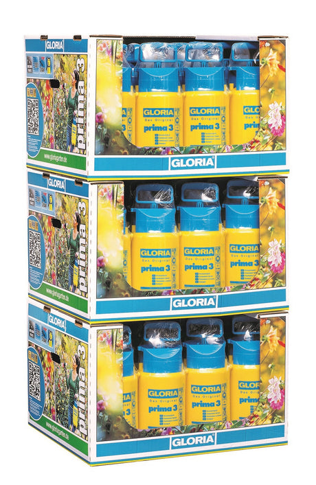 Gloria products pressure sprayer prima 3 pcs 3 liters in display