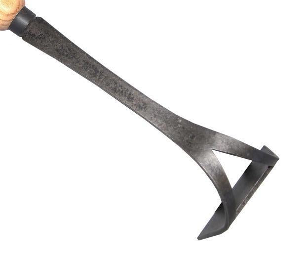 The white products organic hand heel ash handle 140mm dewhite