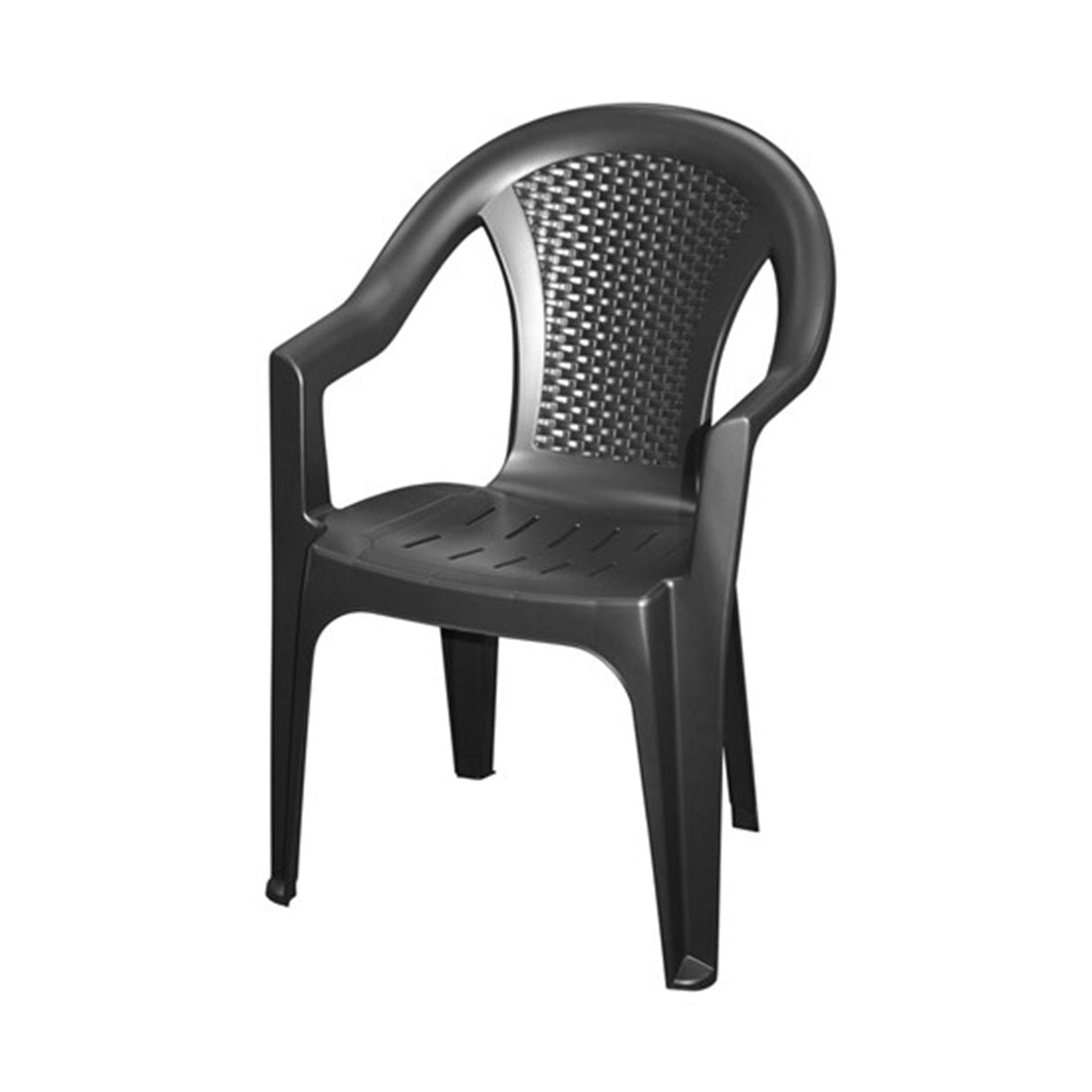 Pro garden dining chair ischia plastic anthracite