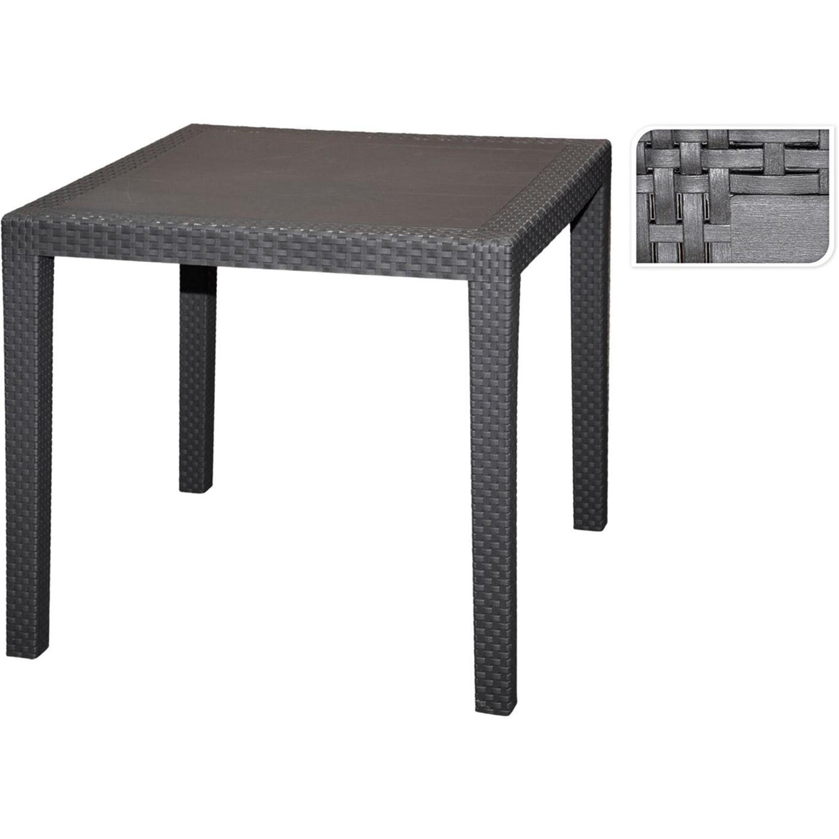 Pro garden garden table king 80x80cm