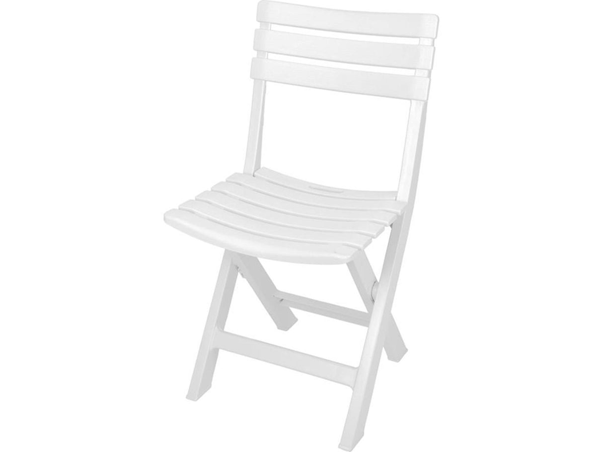 Pro Garden Foldable Plastic Chair White