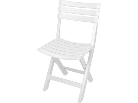 Pro Garden Foldable Plastic Chair White