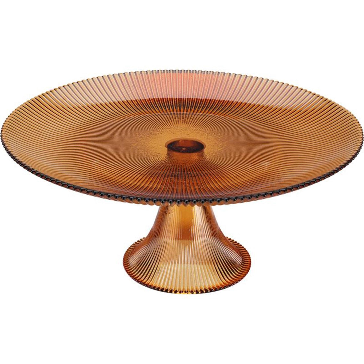 Home Styling Kuchteller Glas 28cm Amber