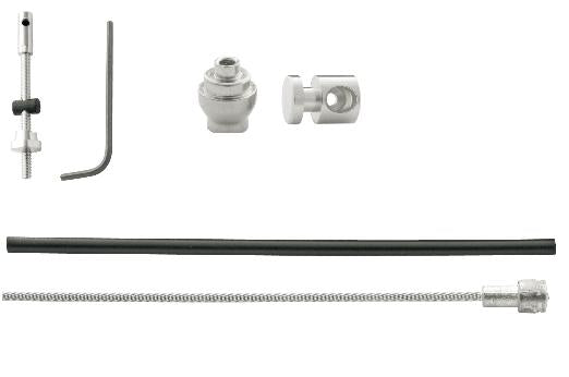 Rear drum brake cable, pear nipple sk44 ap.