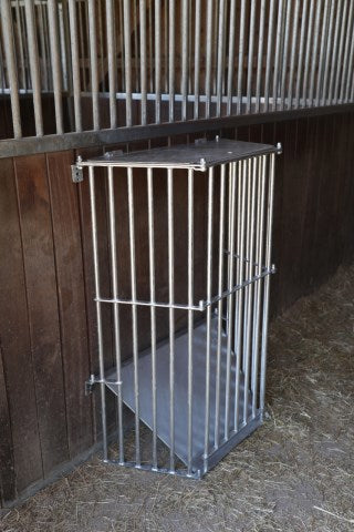 Abi hay rack slowfeed plus galvanized feed-saving rack