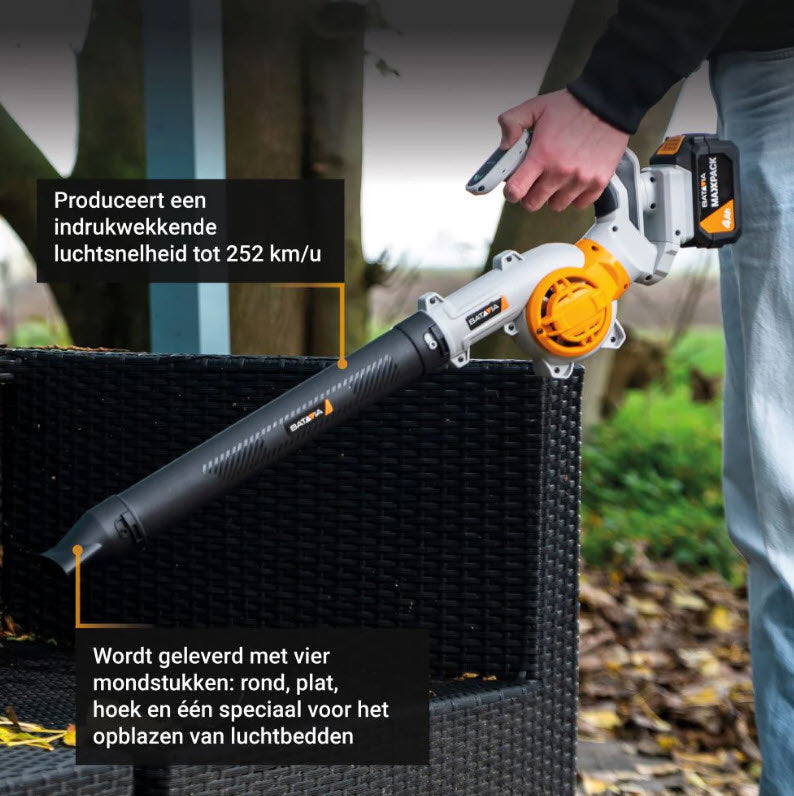 Batavia maxxpack 18v battery multi leaf blower body