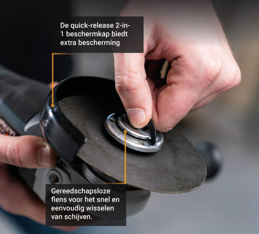Batavia maxxpack 18v battery angle grinder 125mm brushless body