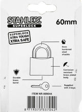 Producten hangslot superlock 60mm plus3sleutels