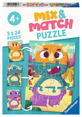 Ravensburger mix match puzzle dinos 24s