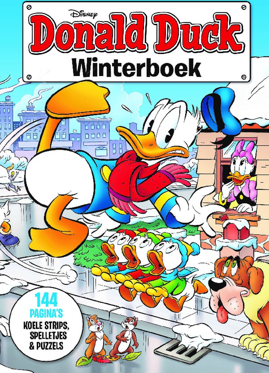 Intro Donald Duck vinterbok, 144 sider.