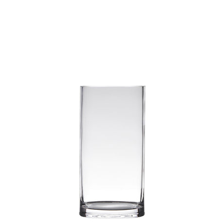 Hakbijl glass cylinder vase glass ø12xh25cm