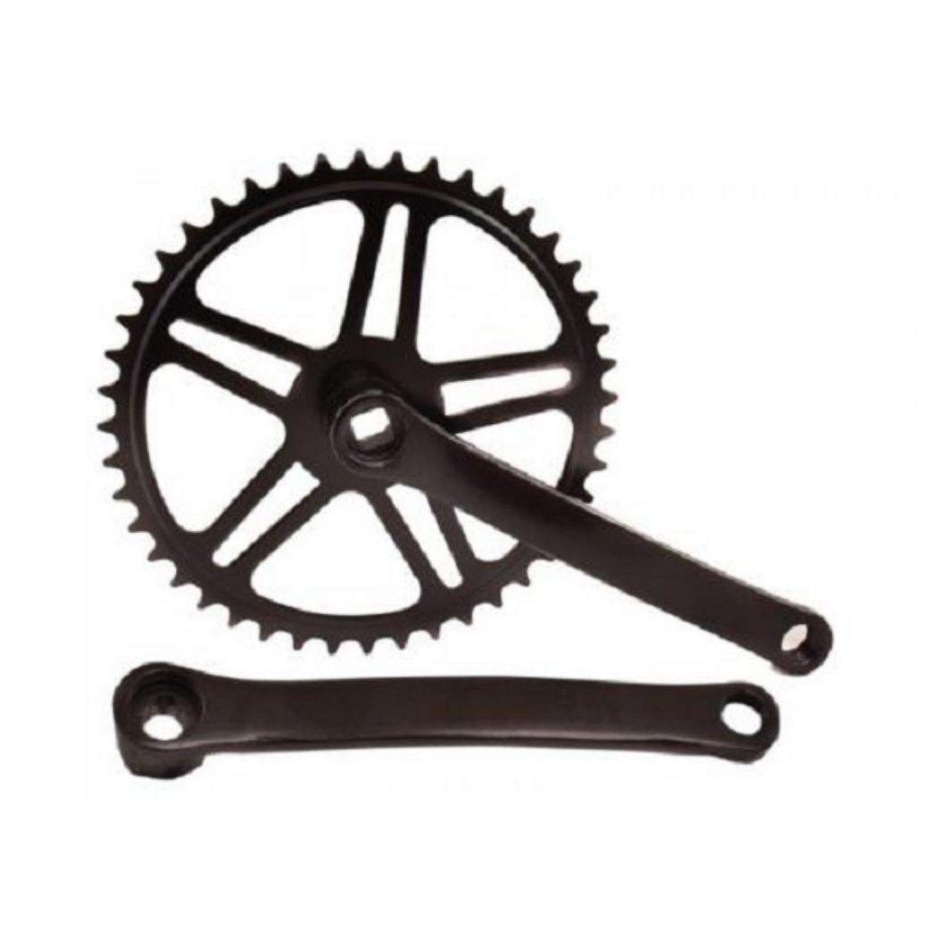 FALKX FALKX Black Steal Crank Set 44t Black