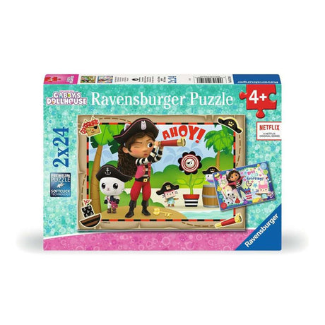 Ravensburger puslespill Gabbys dukkehus 2x24 biter