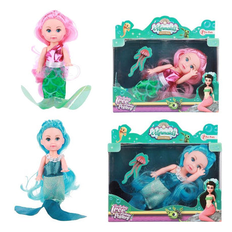 Toi-toys toi toys sirènes poupée sirène cheveux de rêve 11cm
