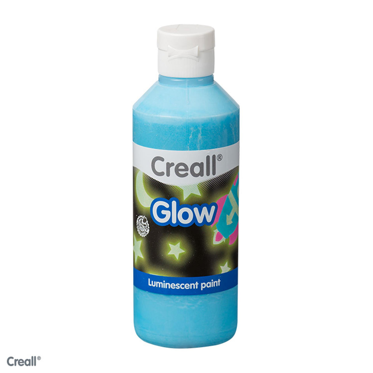 Creall modra barva, ki se sveti v temi 250 ml