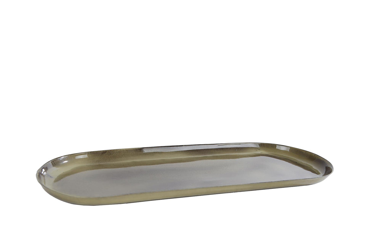 Cosydecor tray olaf antique green 28x11cm