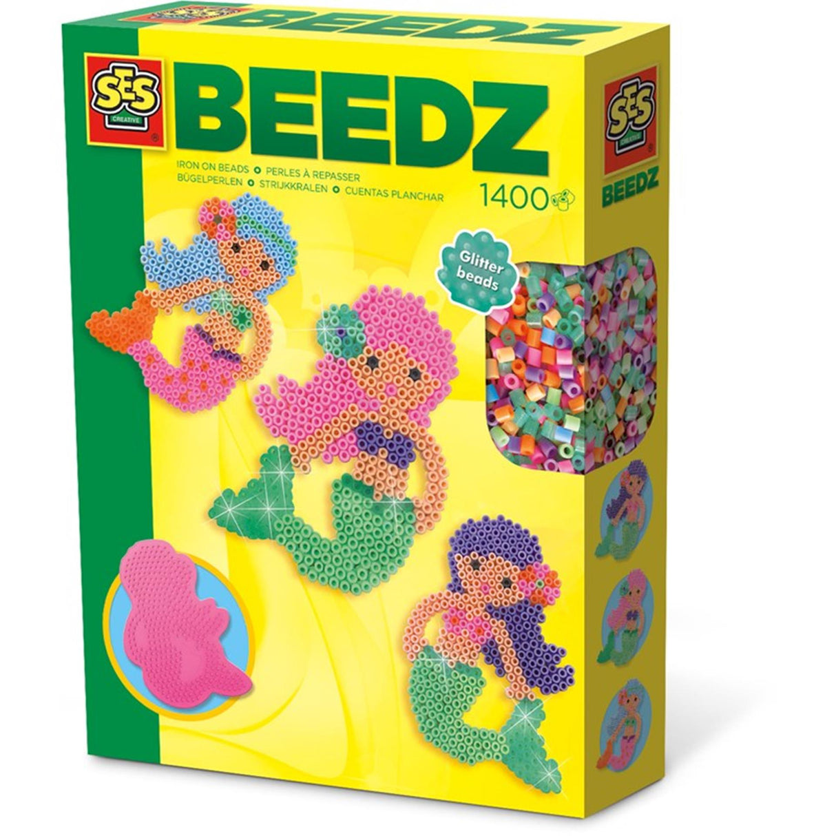 Ses beedz - Eisen-op Perlen Mermaid