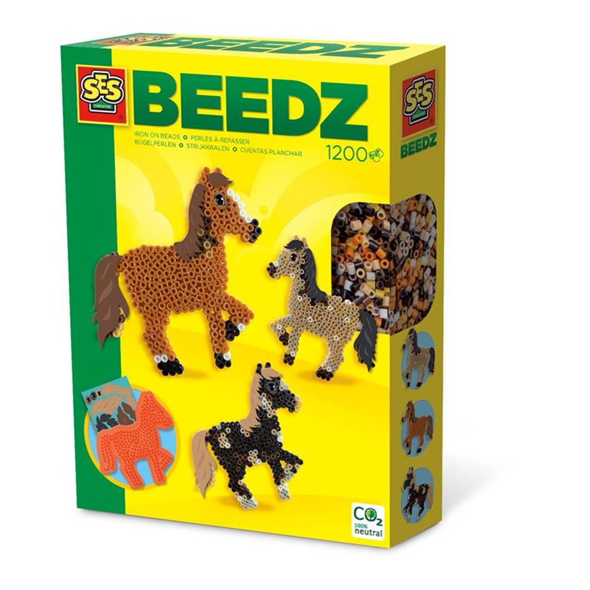 Ses beedz jern-på perler - hest