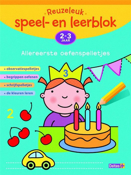 Deltas Super Fun Play and Learn Block First Practice Games 2-3