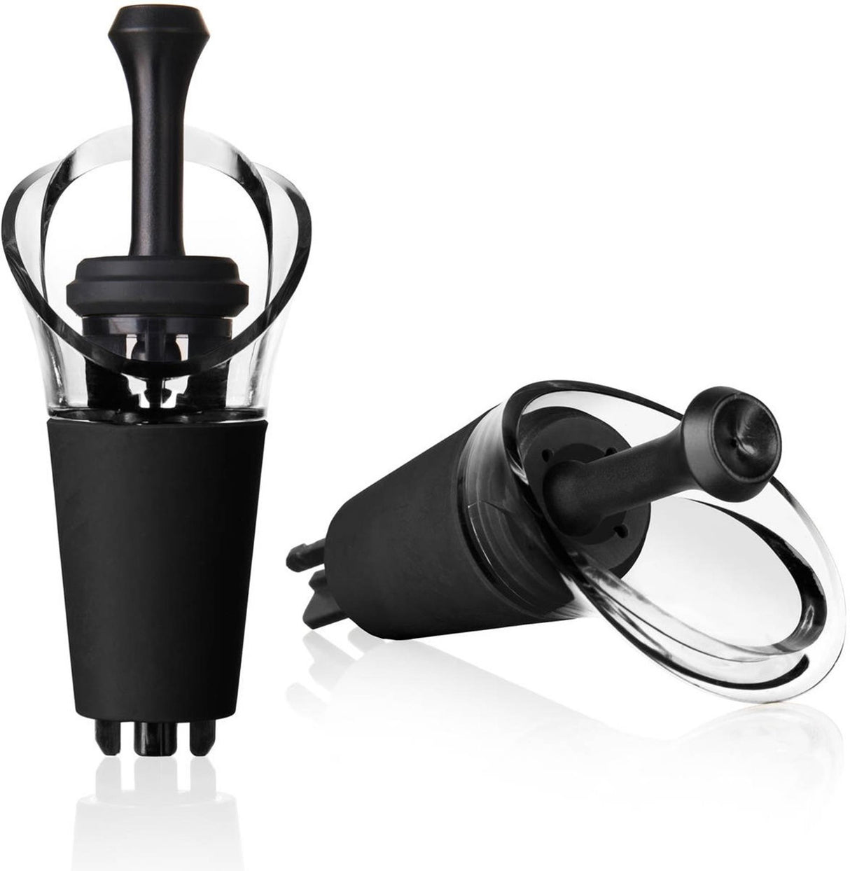 Vacu Fin Wäin Pourer an Stopper 2 Stécker